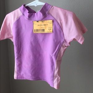 Little girl swim top